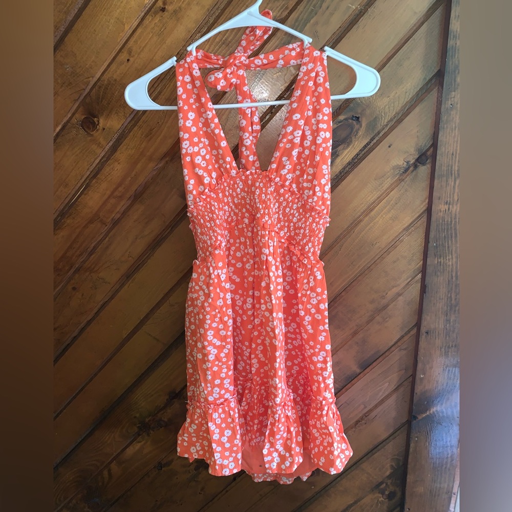 Floral Halter Dress